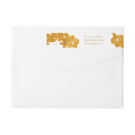 Barok Gouden Ornament Vooraf Geadresseerde Retourz