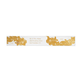 Barok Gouden Ornament Vooraf Geadresseerde Retourz