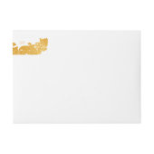 Barok Gouden Ornament Voorgeadresseerde Retour (Voorkant)