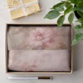 Barok gouden ornamenten blush Franse rozen Tissuepapier (Geschenk)