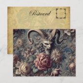 Barok het Beest - Gotisch Victoriaans Feestdagenkaart (Voorkant / Achterkant)