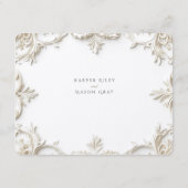 Barok Informatie & Details Behuizing Kaart (Achterkant)