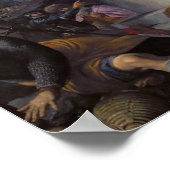 Barok Katholieke kunst Verrijzenis van Jezus Pasen Poster (Hoek)