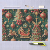 barok kerstpapier tissuepapier (Craft)