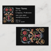 Barok kunstwerk Custom Visitekaartje (Voorkant / Achterkant)