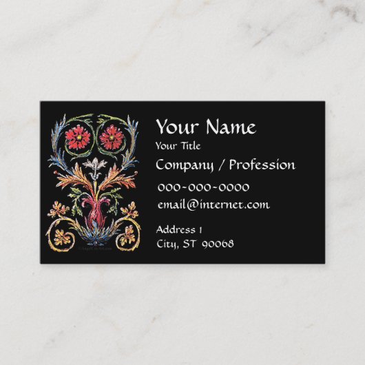 Barok kunstwerk Custom Visitekaartje (Voorkant)