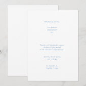 Barok Lijst bruiloft uitnodiging (Voorkant / Achterkant)