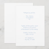 Barok Lijst bruiloft uitnodiging (Voorkant / Achterkant)