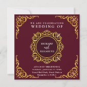 Barok Lijst Royal Bourgondië Ornamental Kaart (Voorkant)