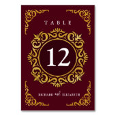 Barok Lijst Royal Bourgondië Ornamental Kaart (Voorkant)