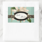 Barok  Lily Gold Formele Favor Box Sticker (Tas)