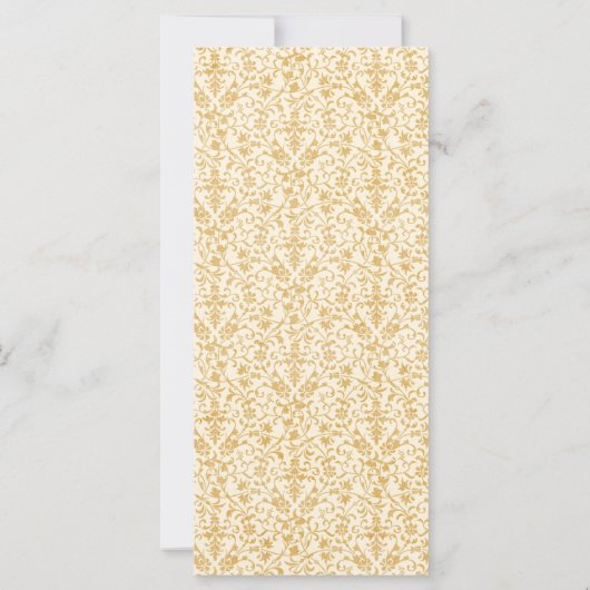 Barok Monogram Diner Menu (Achterkant)