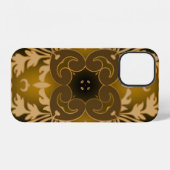 Barok naadloos patroon. Vintage sierlijke gloeiend iPhone Hoesje (Achterkant horizontaal)