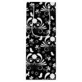 Barok Noir Damast Botanicals Wijn Cadeautas (Voorkant)
