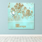 BAROK - omwikkeld canvas Afdruk (Insitu (Houten vloer))