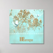 BAROK - omwikkeld canvas Afdruk (Voorkant)