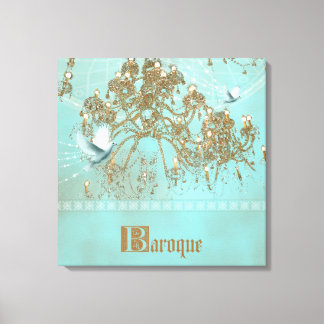 BAROK - omwikkeld canvas Afdruk