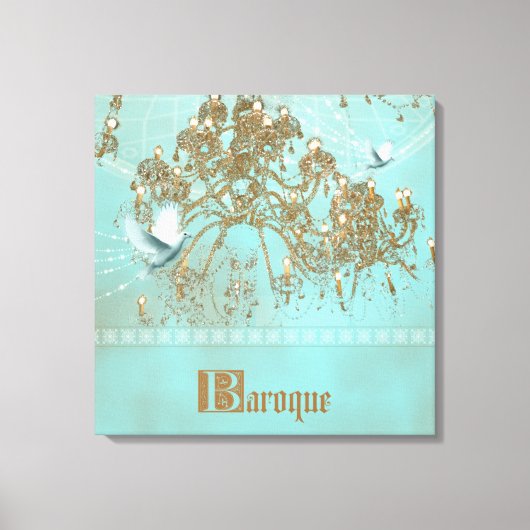 BAROK - omwikkeld canvas Afdruk (Voorkant)