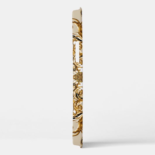 Barok ontmoet Luipaard: Gouden achtergrond Case-Mate iPhone Case (Achterkant / Rechts)