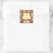 Barok ontwerp gepersonaliseerde stickers (Tas)