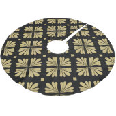 Barok ornament, bloemig patroon. kerstboom rok (Gekanteld)