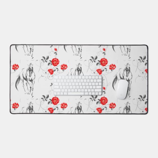 Barok Paard Desk Mat (Keyboard & Muis)