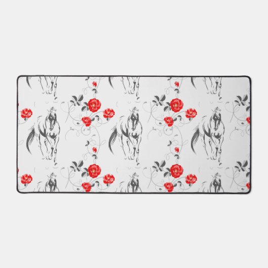 Barok Paard Desk Mat (Voorkant)