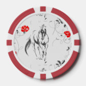 Barok Paard Poker Chips (Voorkant)