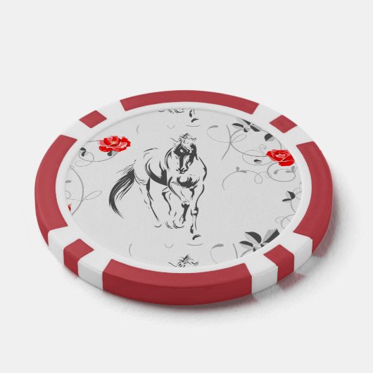 Barok Paard Poker Chips (Enkel)