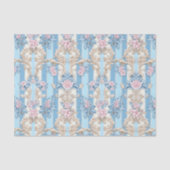 Barok pastel damast patroon tissuepapier (Voorkant)