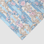 Barok pastel damast patroon tissuepapier (Detail)