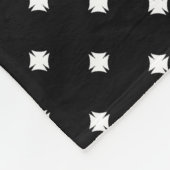 Barok patroondeken fleece deken (Hoek)