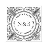 Barok Retouradres Zelfinkende Stempel (Design)