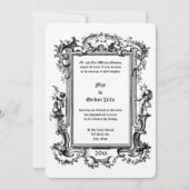 Barok Rococo Cherubs Fruit Bloemen Lijst Border Kaart (Voorkant)