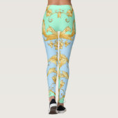 Barok Rococo Renaissance Elegantie Leggings (Achterkant)