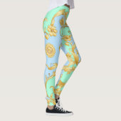 Barok Rococo Renaissance Elegantie Leggings (Rechts)