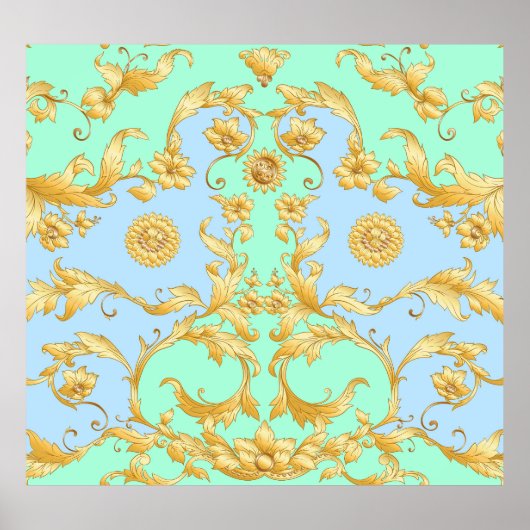 Barok Rococo Renaissance Elegantie Poster (Voorkant)