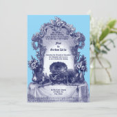 Barok Rococo stijl ijdelheid Lijst Kaart (Staand voorkant)