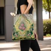 Barok Rococo Stijlvolle Rozen Gouden Stad Crossbody Tas