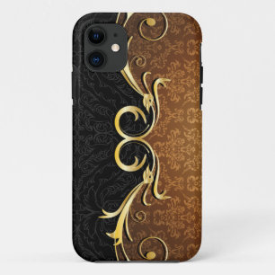 Barok Rollen en Damast Case-Mate iPhone Case