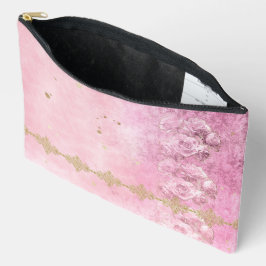 Barok Roos Damask Grunge - Cosmetische tas