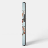 barok Roos iPhone Hoesje (Linkerkant)