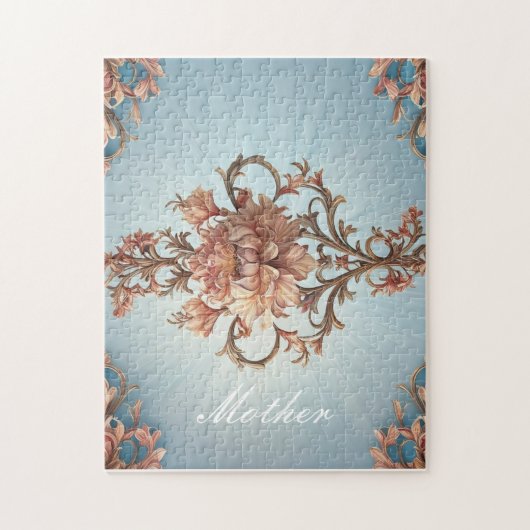 barok Roos Legpuzzel (Verticaal)