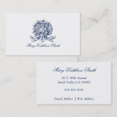 Barok Seashell Calling / Visitekaartje (Voorkant / Achterkant)