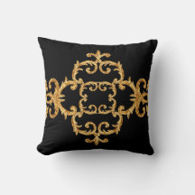 Barok sierlijk gouden patroon