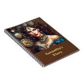 Barok Steampunk Princess Notitieboek (Rechterzijde)