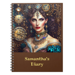 Barok Steampunk Princess Notitieboek