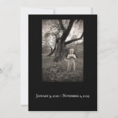 Barok Uitvaart met Foto Kaart (Achterkant)