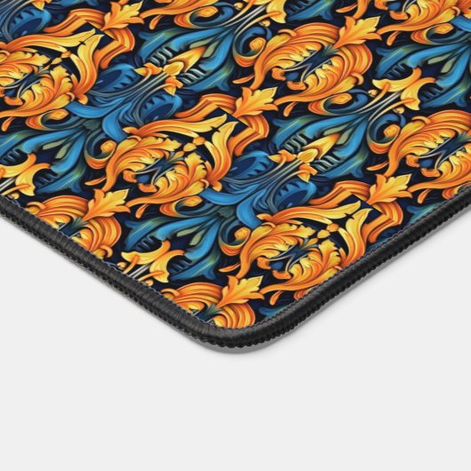 Barok vuur en ijs bureaumat (Hoek)