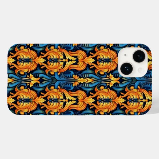 Barok vuur en ijs Case-Mate iPhone case (Achterkant (horizontaal))
